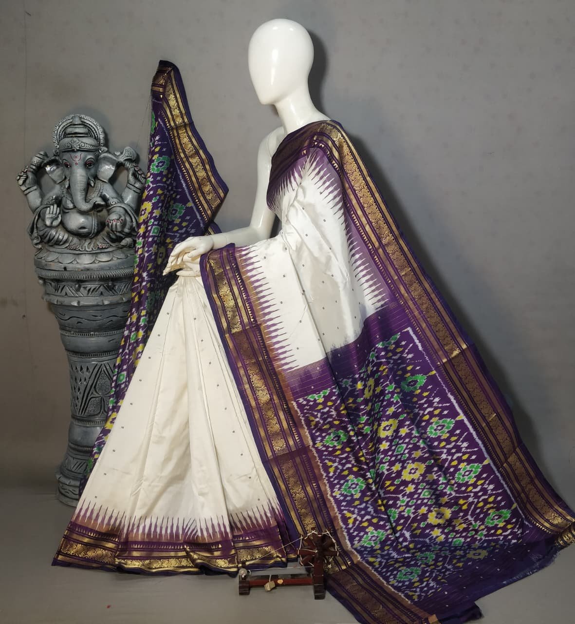 Kanchi Border Ikat - PALUN19-KBIPIZSCD-01
