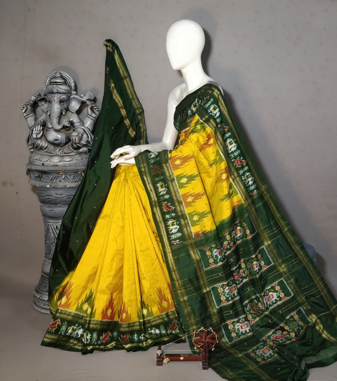 Kanchi Border Ikat - PALUN22-KBIPIZSCD-02