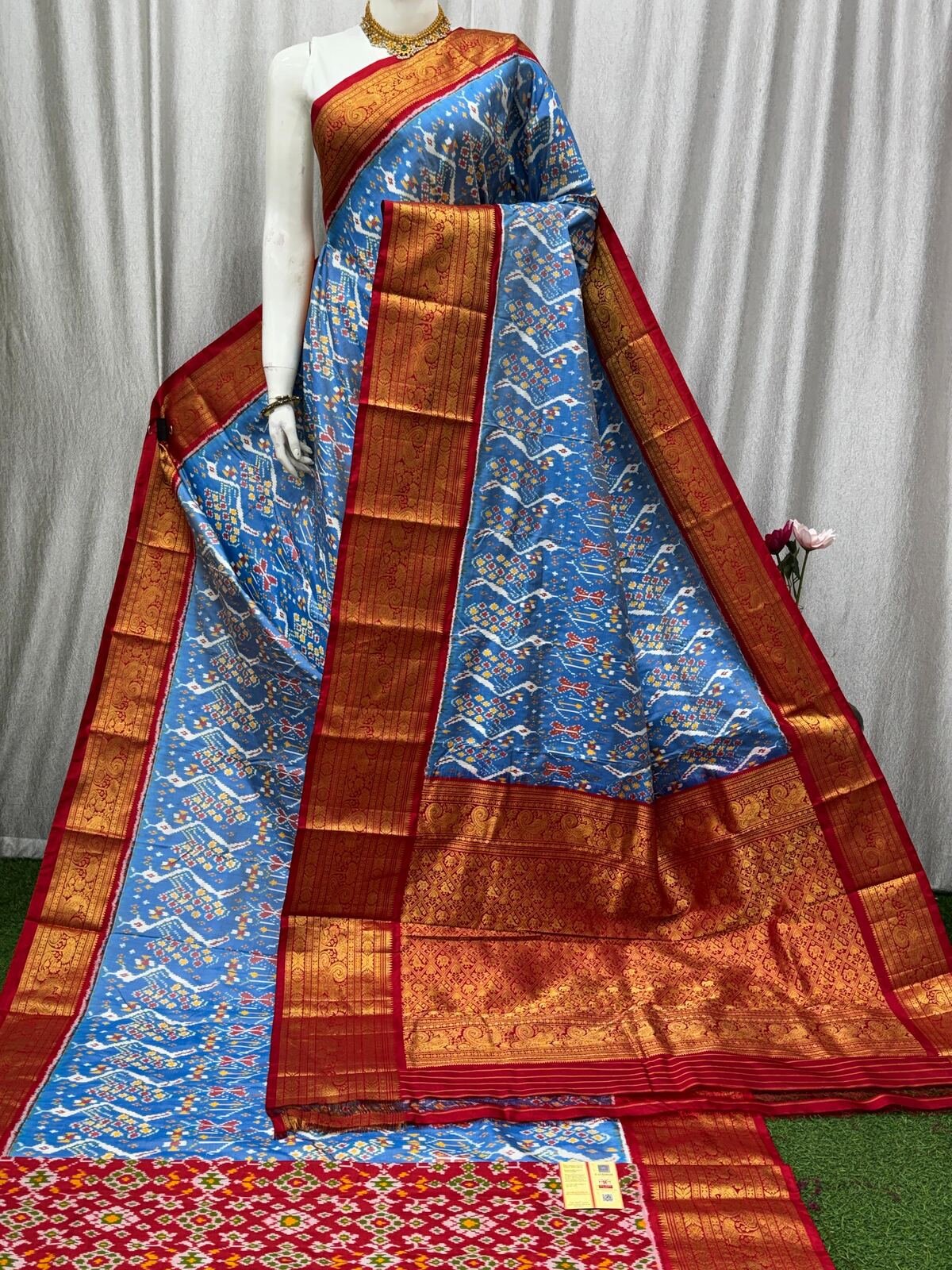Kanchi Border Ikat - PASKG20-KBRPISECD-01