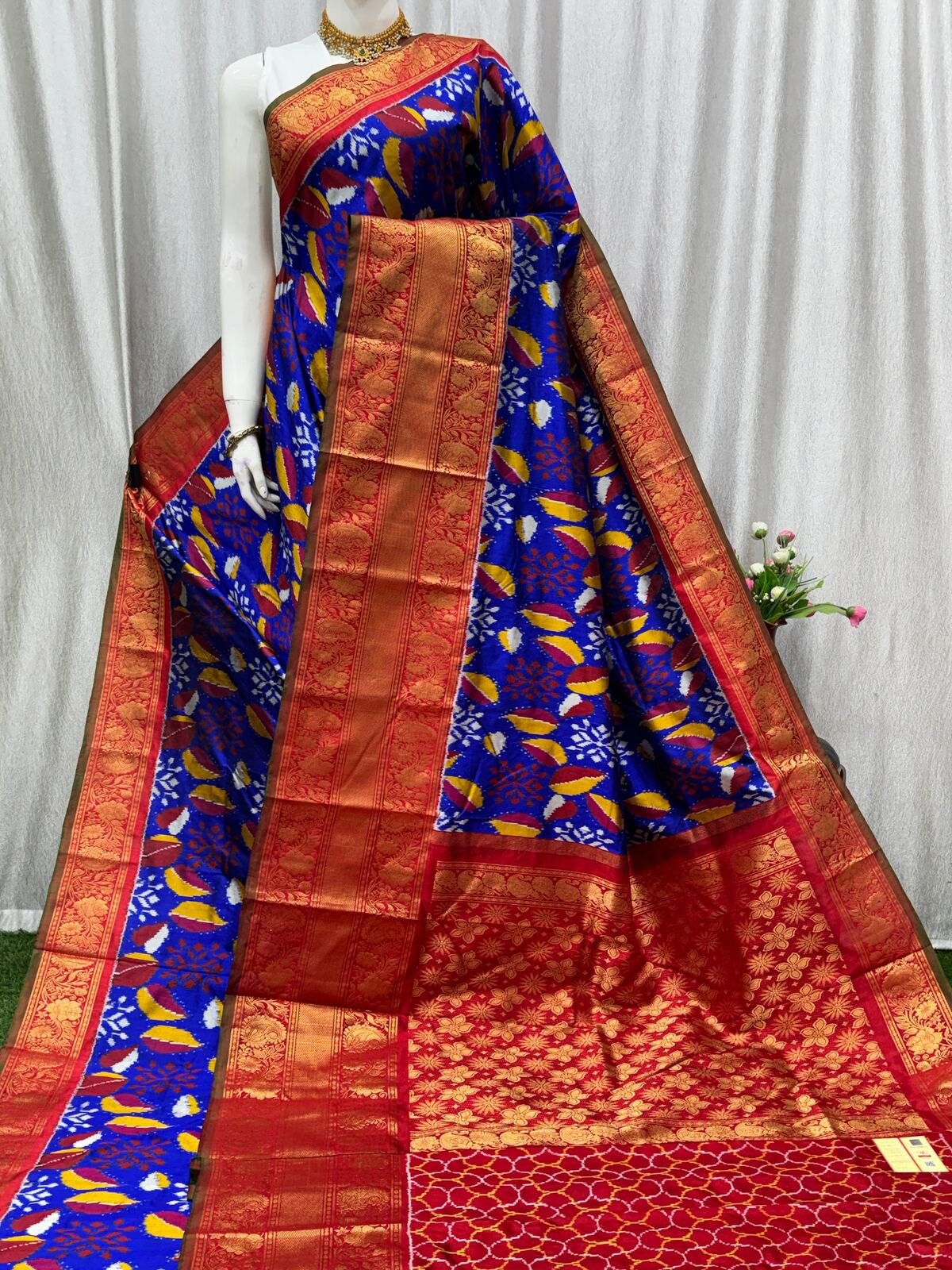 Kanchi Border Ikat - PASKG20-KBRPISECD-09