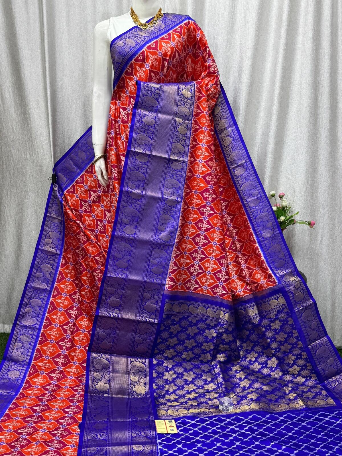 Kanchi Border Ikat - PASKG20-KBRPISECD-25