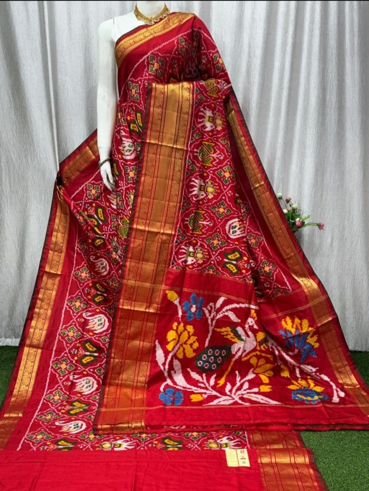 Kanchi Border Ikat - PASKL24-KBIPIZBCD-01