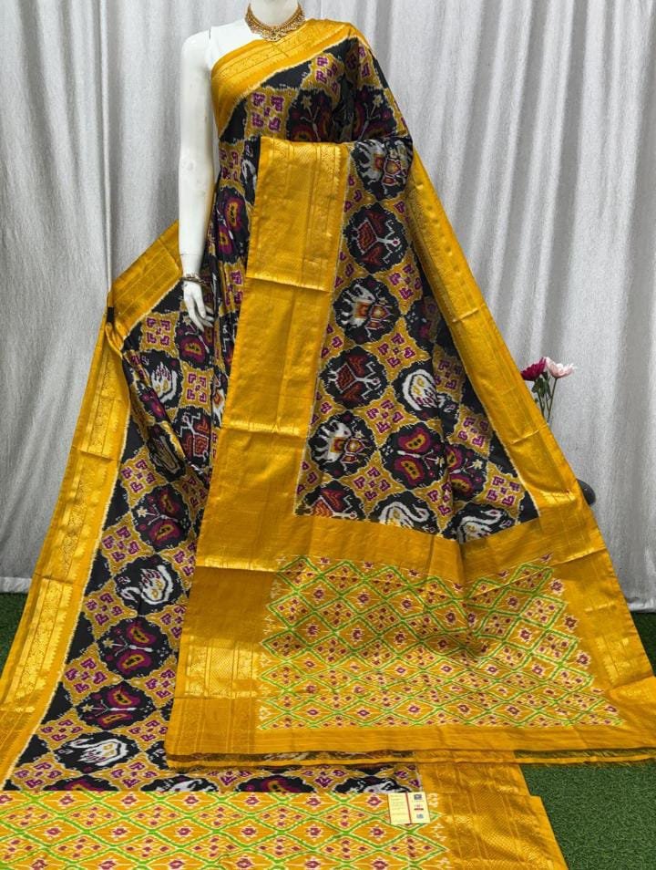 Kanchi Border Ikat - PASKL24-KBIPIZBCD-03