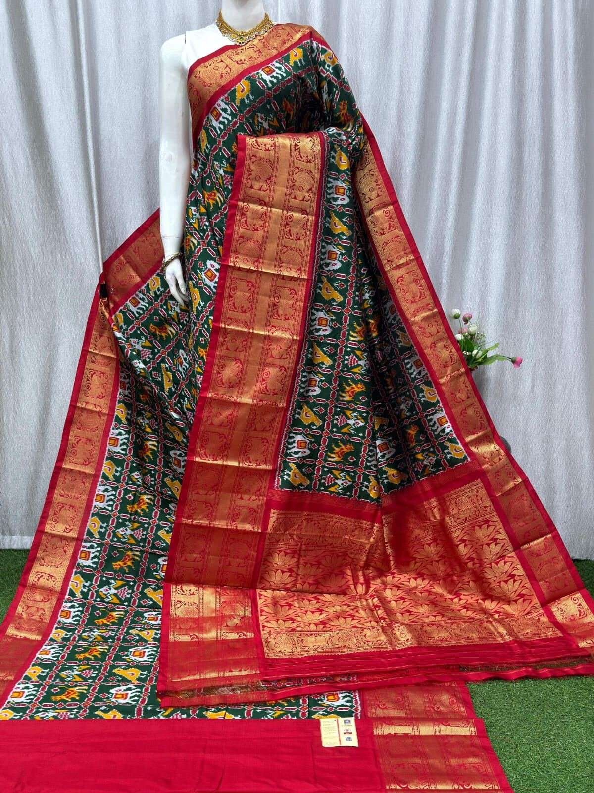 Kanchi Border Ikat - PASKY14-KBRSISDCC-29