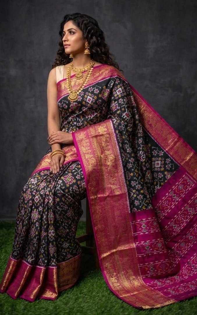 Kanchi Border Ikat - PDLSL23-KBIPIICDC-08