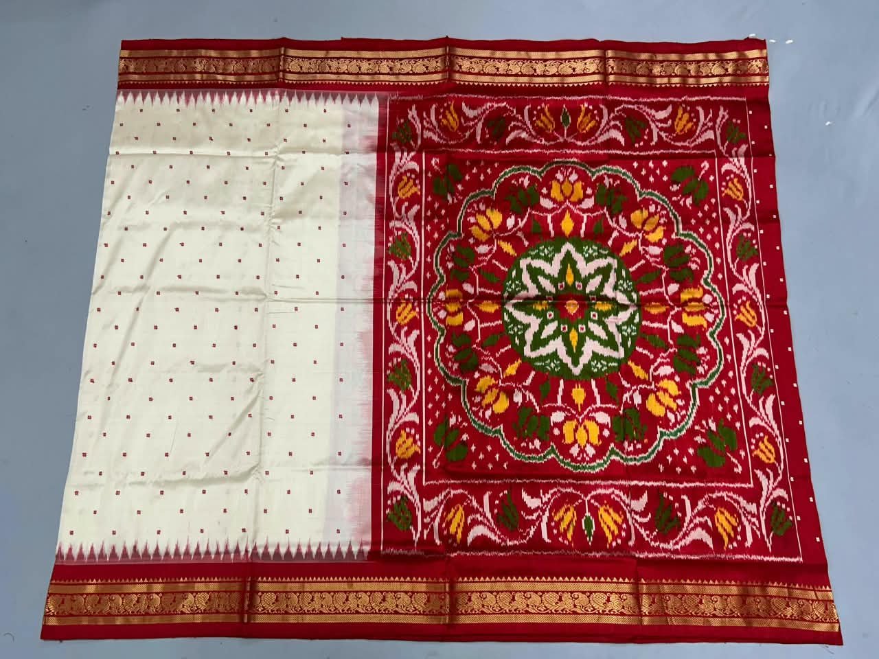 Kanchi Border Ikat - PKISG21-KBIPIZSDD-01