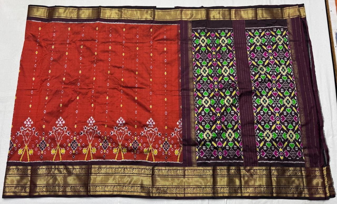Kanchi Border Ikat - PSNTG03-KBIPIIDCD-01