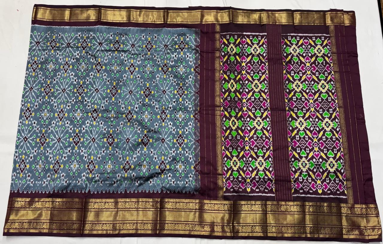 Kanchi Border Ikat - PSNTG03-KBIPIIDCD-02