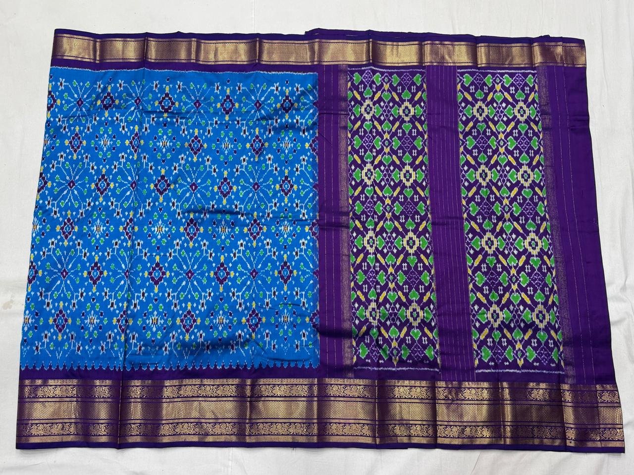 Kanchi Border Ikat - PSNTG03-KBIPIIDCD-07