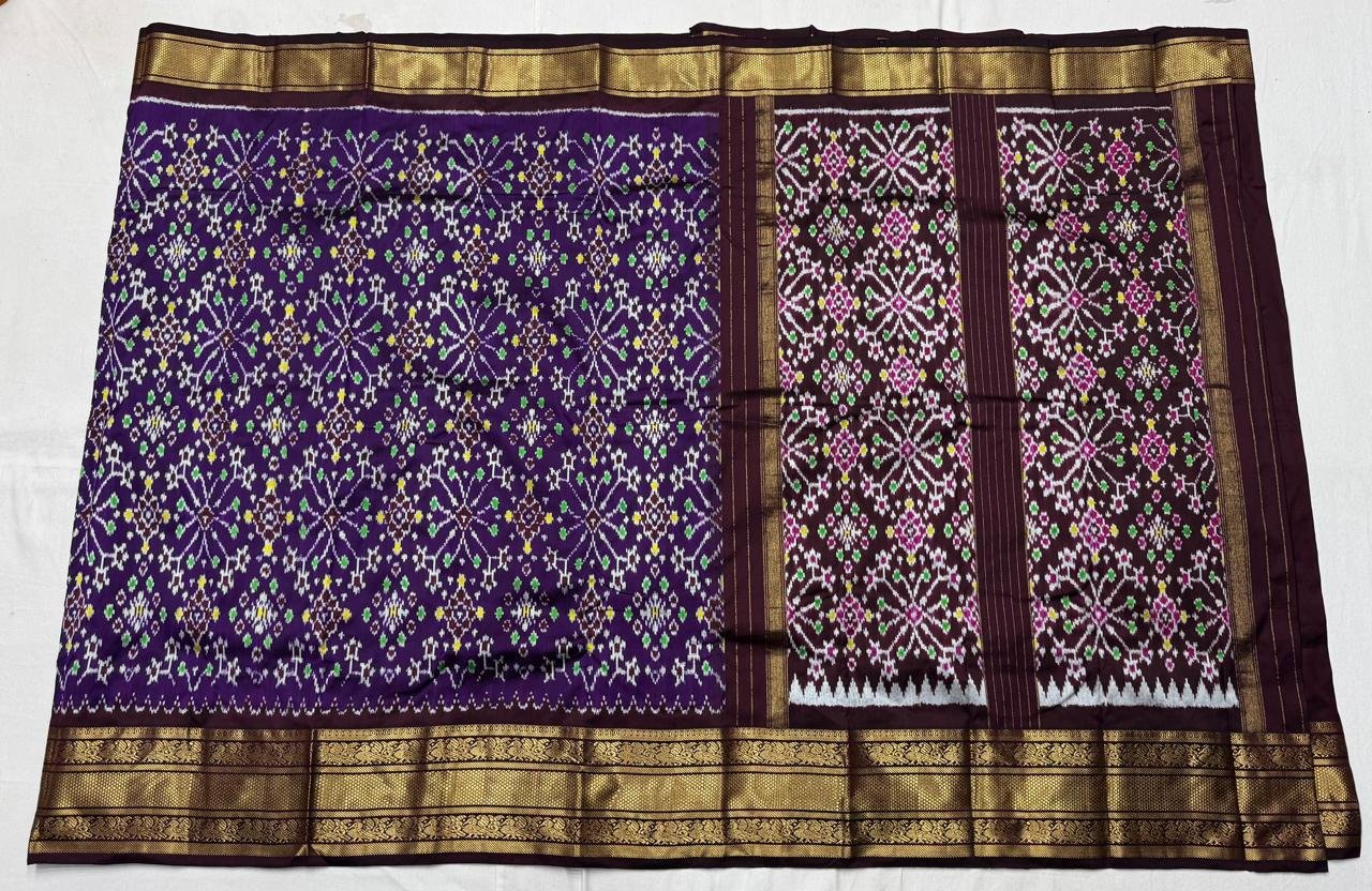 Kanchi Border Ikat - PSNTG03-KBIPIIDCD-09