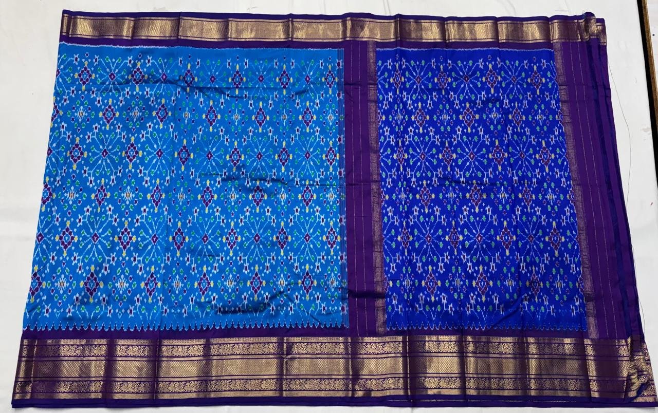 Kanchi Border Ikat - PSNTG03-KBIPIIDCD-14