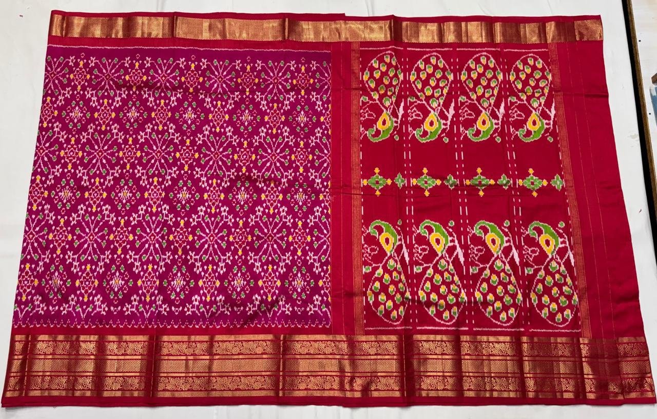 Kanchi Border Ikat - PSNTG03-KBIPIIDCD-15