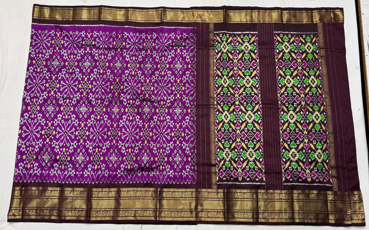 Kanchi Border Ikat - PSNTG03-KBIPIIDCD-17