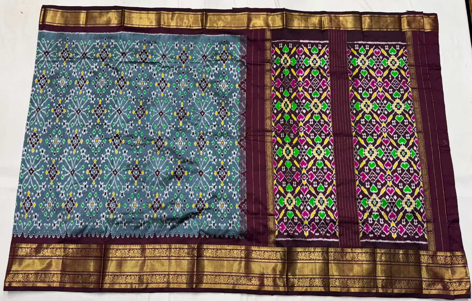 Kanchi Border Ikat - PSNTL17-KBIPIIDCD-17