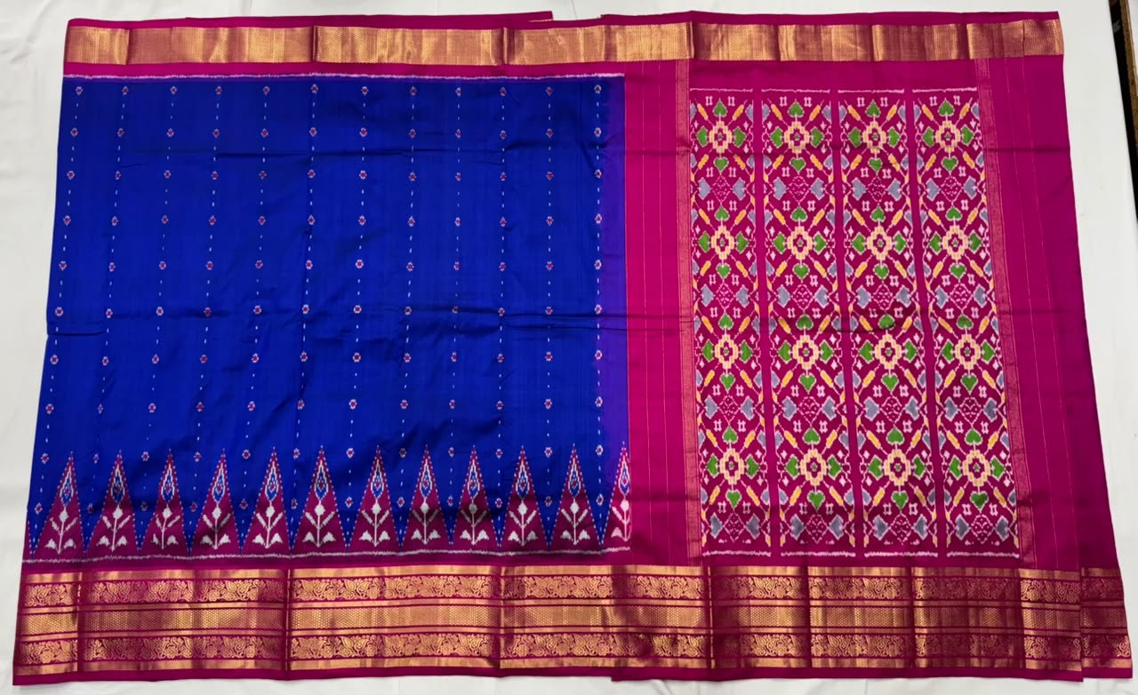 Kanchi Border Ikat - PSNTO15-KBIPIZCDC-01