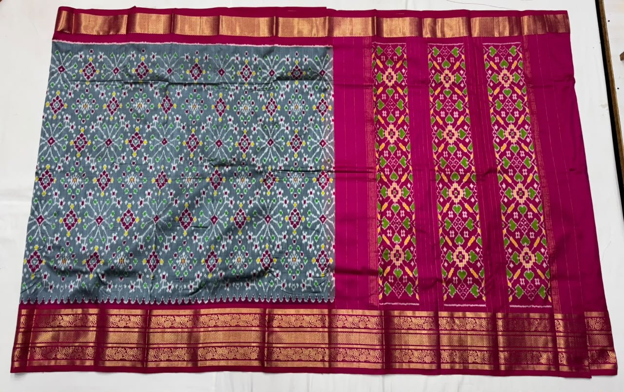 Kanchi Border Ikat - PSNTO15-KBIPIZCDC-05