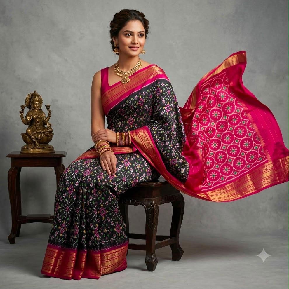 Kanchi Border Ikat - PSNTS08-KBIPIIZCD-02