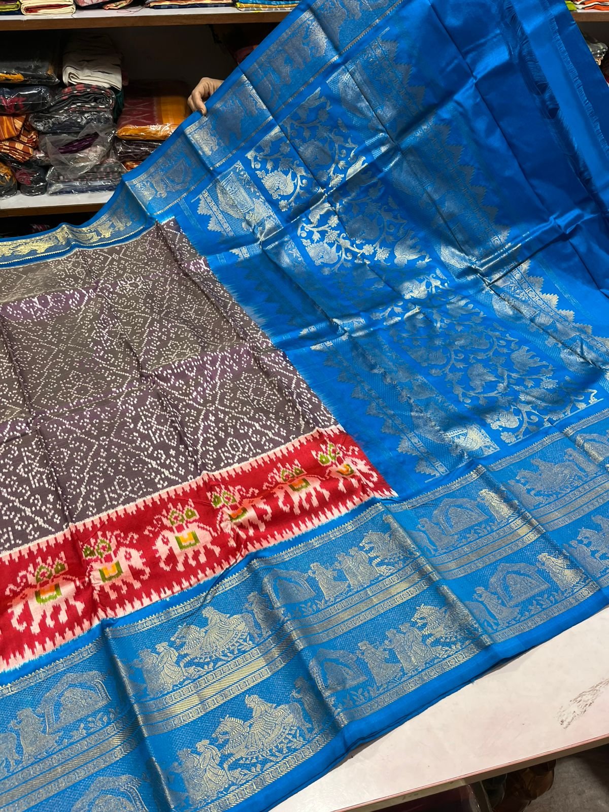 Kanchi Border Ikat - PSRHN06-KBRPIFCDC-04