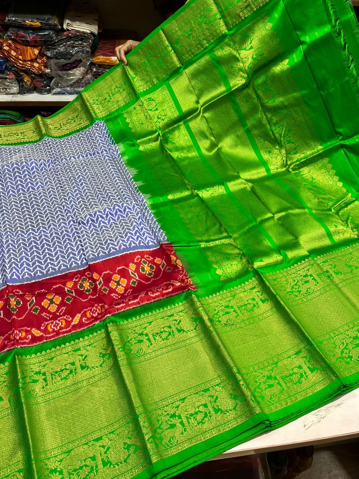 Kanchi Border Ikat - PSRHN06-KBRPIFCDC-06
