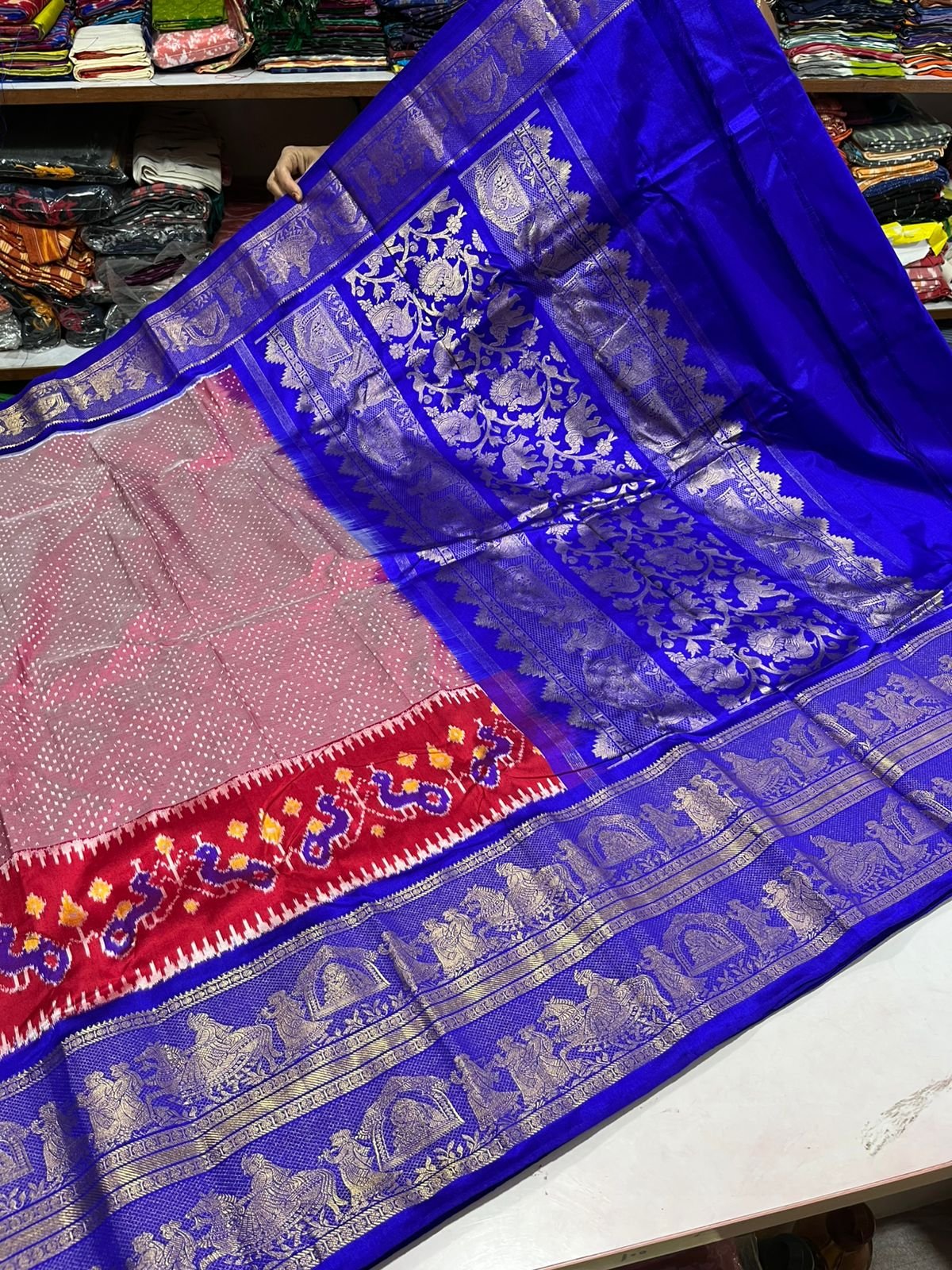 Kanchi Border Ikat - PSRHN06-KBRPIFCDC-07