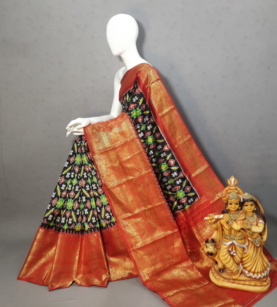 Kanchi Border Ikat - PSSIS08-KBRPIESCD-01