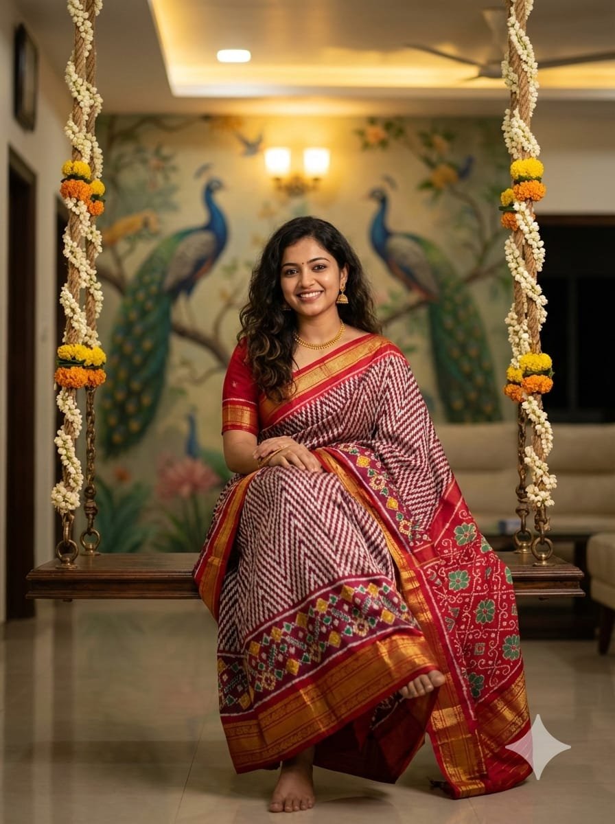 Kanchi Border Ikat - PSTHY28-KBIPIDBCC-04