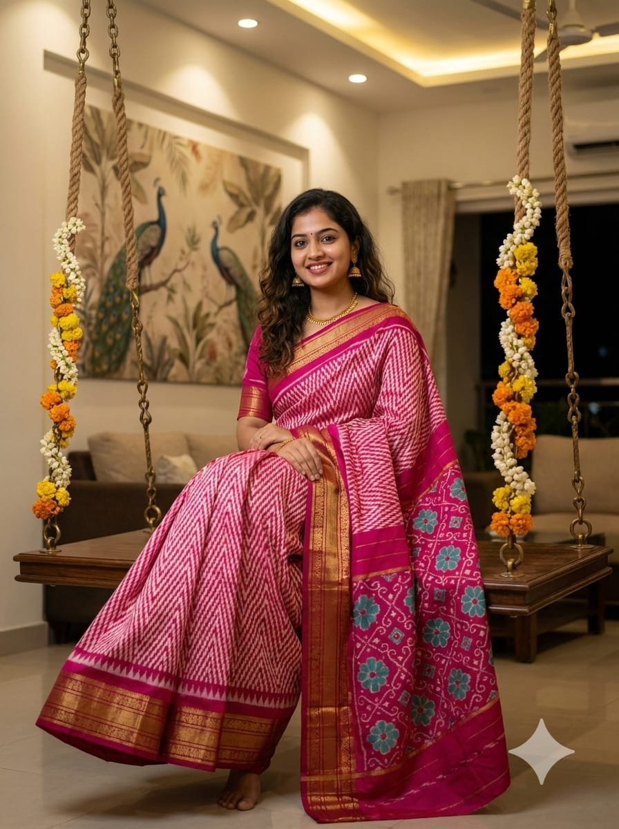 Kanchi Border Ikat - PSTHY28-KBIPIDBCC-05