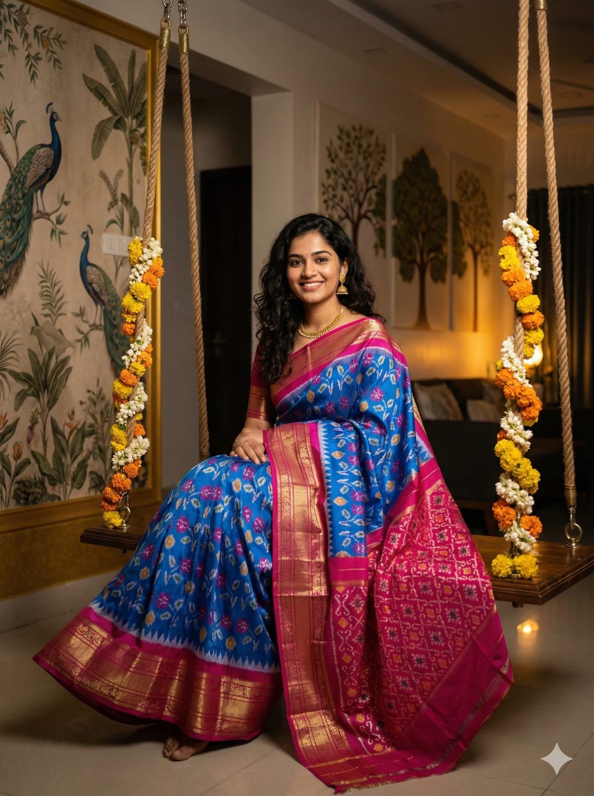 Kanchi Border Ikat - PSTHY28-KBIPIDBCC-07