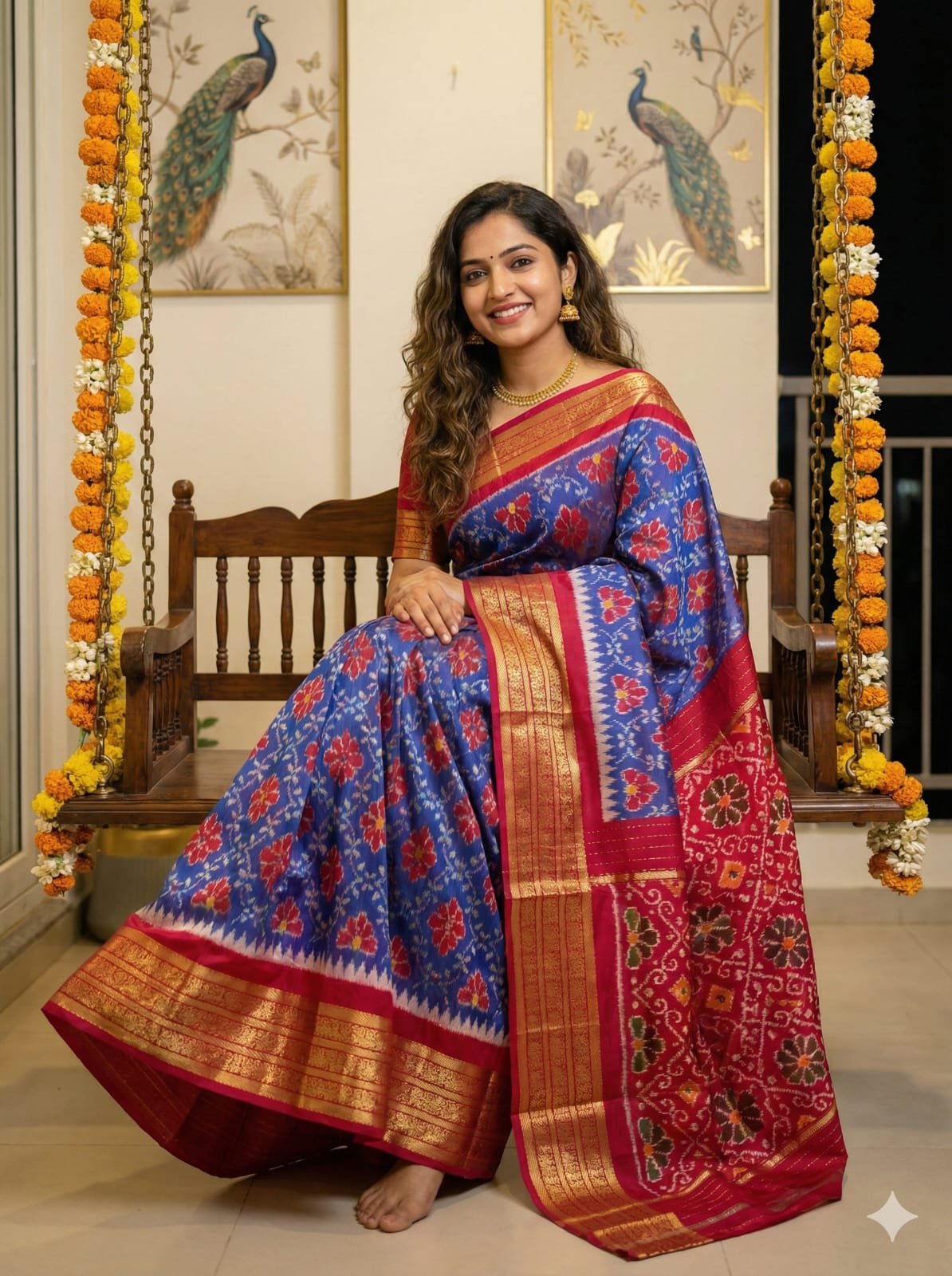 Kanchi Border Ikat - PSTHY28-KBIPIDBCC-08