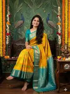 Kanchi Border Ikat Sarees