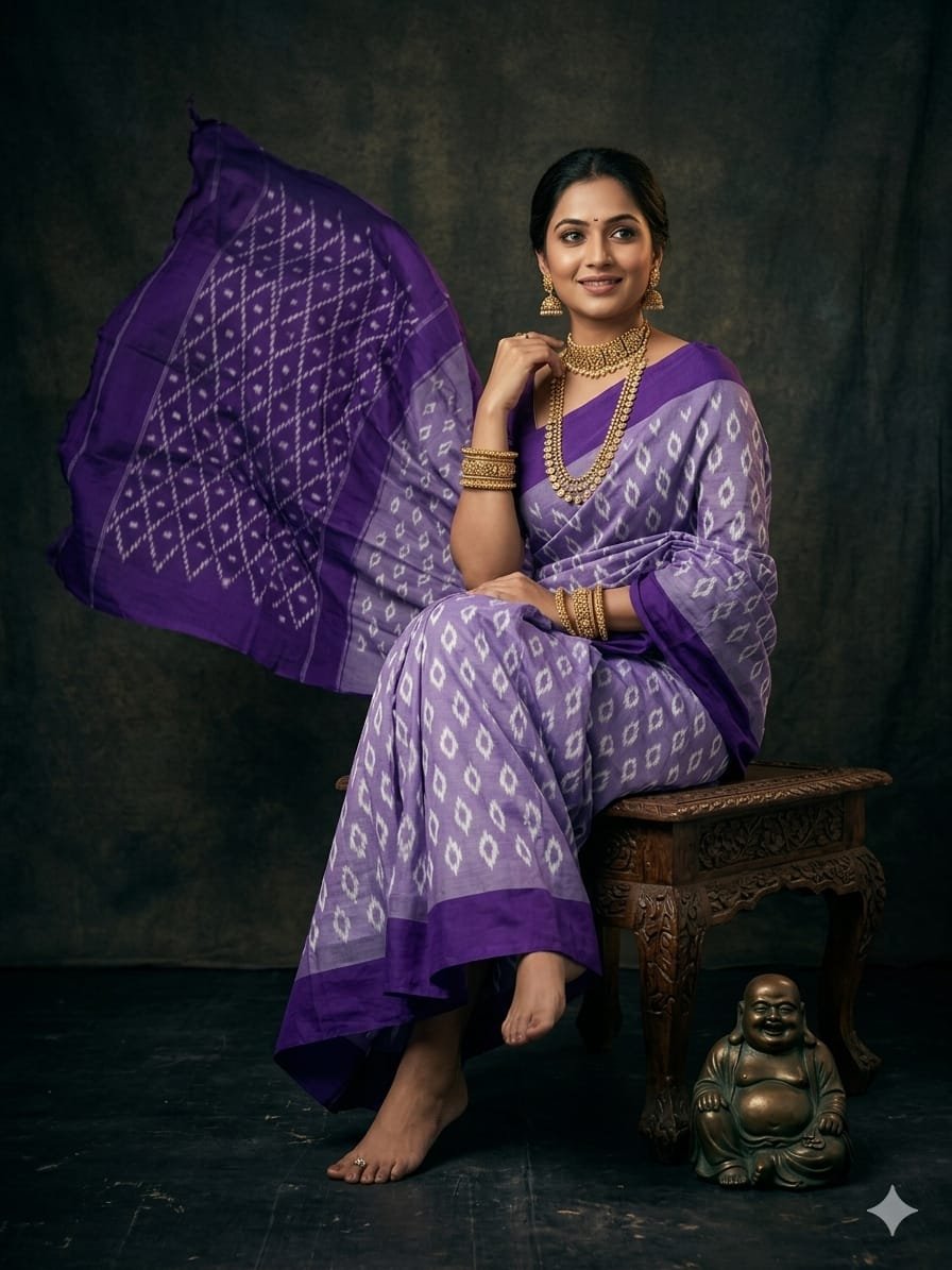 Light Weight Border Saree - PGMRY08-LWBSCSNDD-20