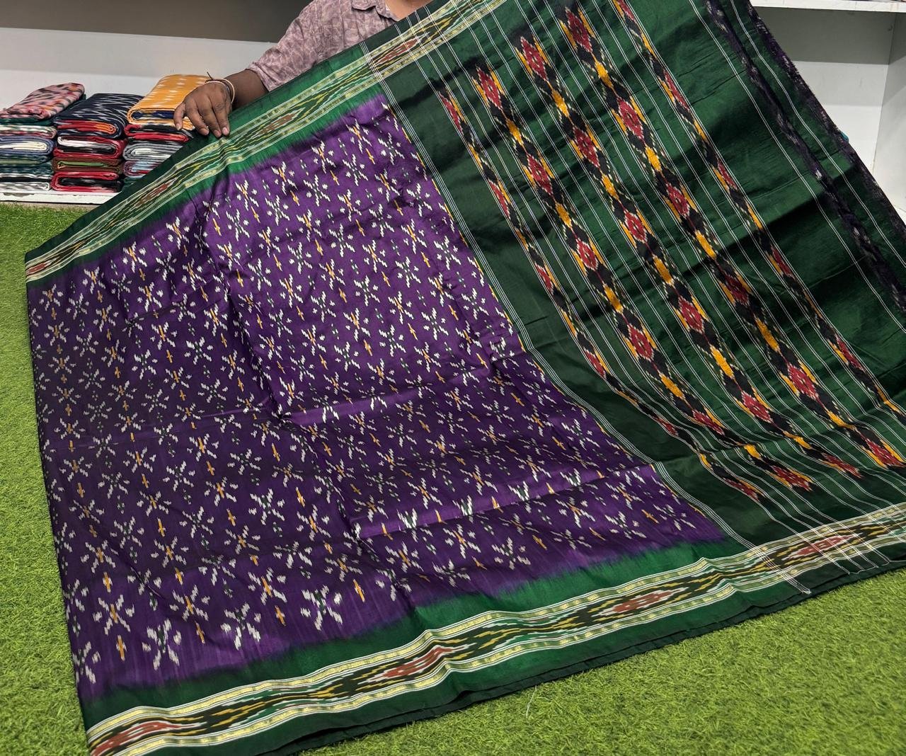 Light Weight Border Saree - PSRGY25-LSNBDSSCD-03