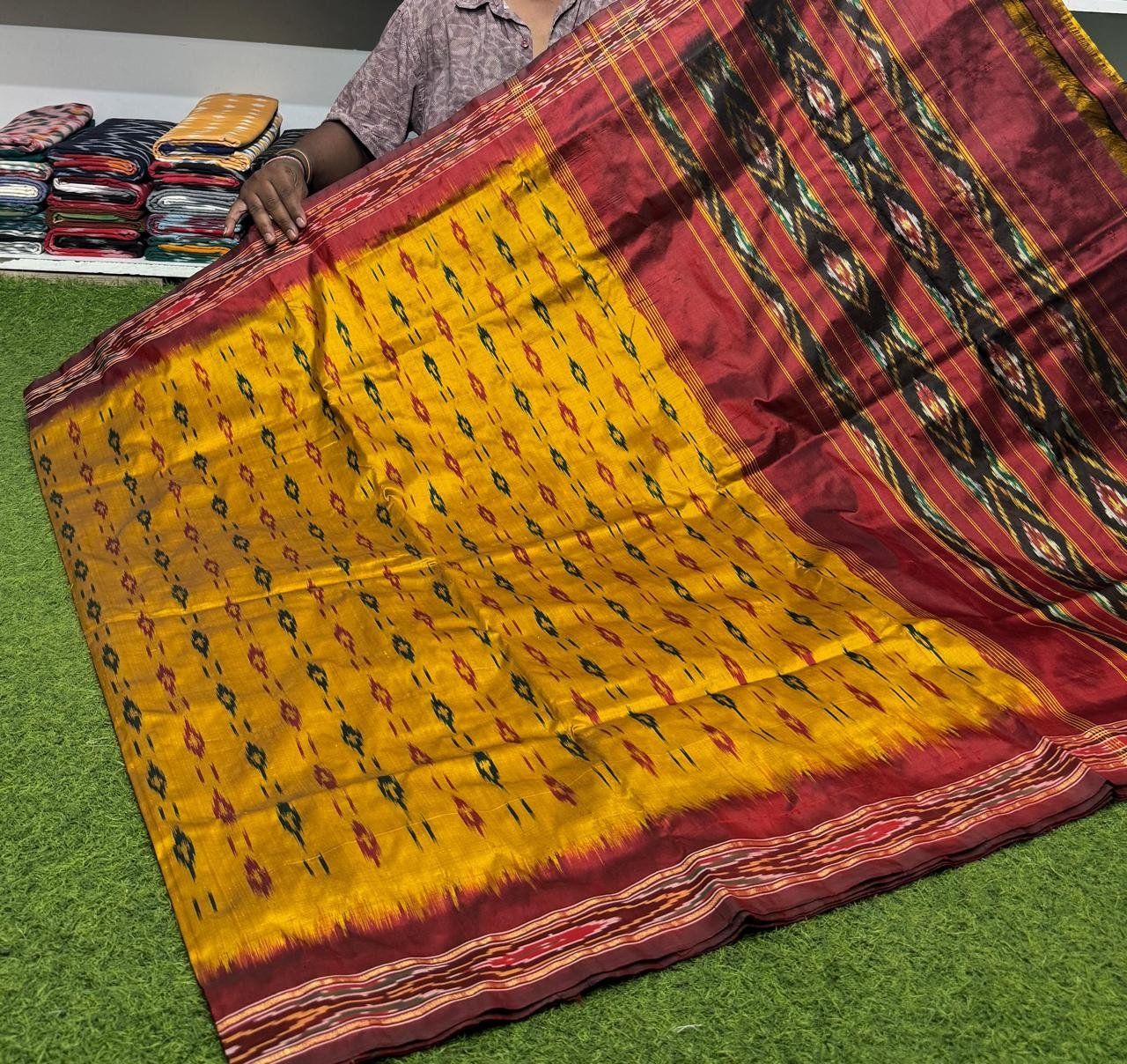Light Weight Border Saree - PSRGY25-LSNBDSSCD-07