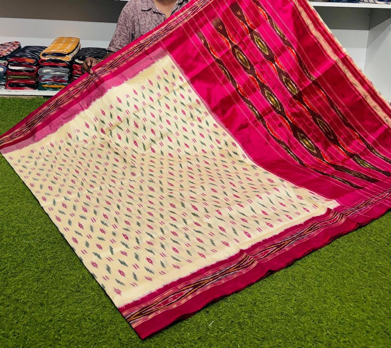 Light Weight Border Saree - PSRGY25-LSNBDSSCD-12