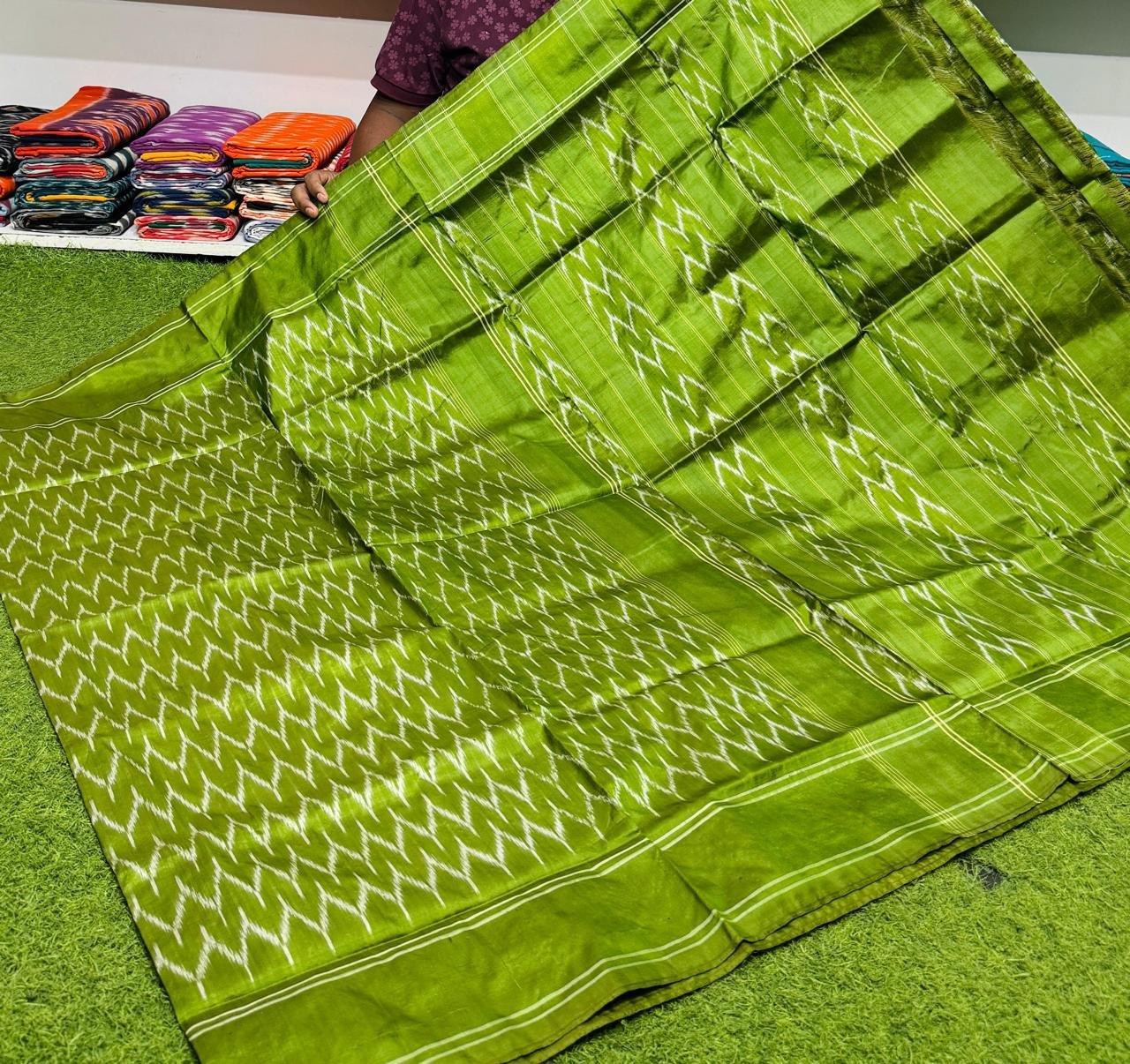 Light Weight Border Saree - PSRGY25-LWBSDSSCD-18