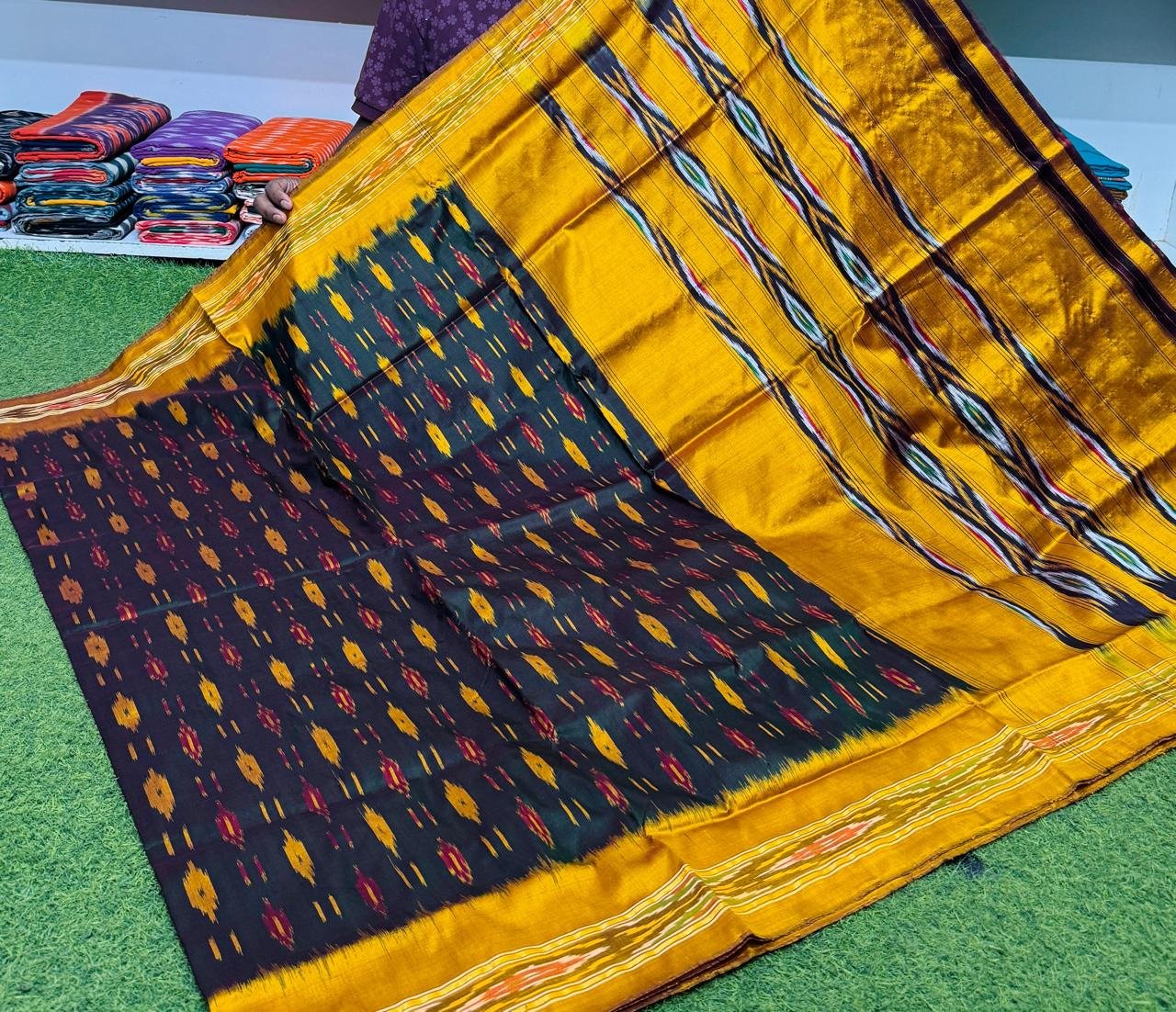 Light Weight Border Saree - PSRGY25-LWBSDSSCD-20