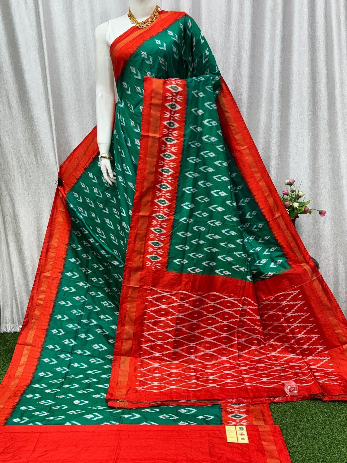 Lightweight Ikat Silk - PASKL30-LSWBCTDCD-04