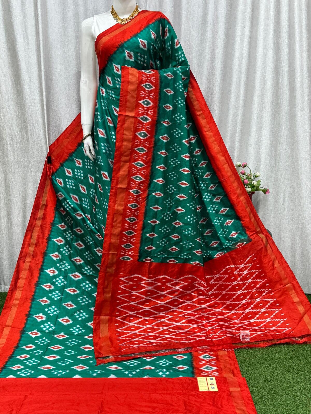Lightweight Ikat Silk - PASKL30-LSWBCTDCD-08