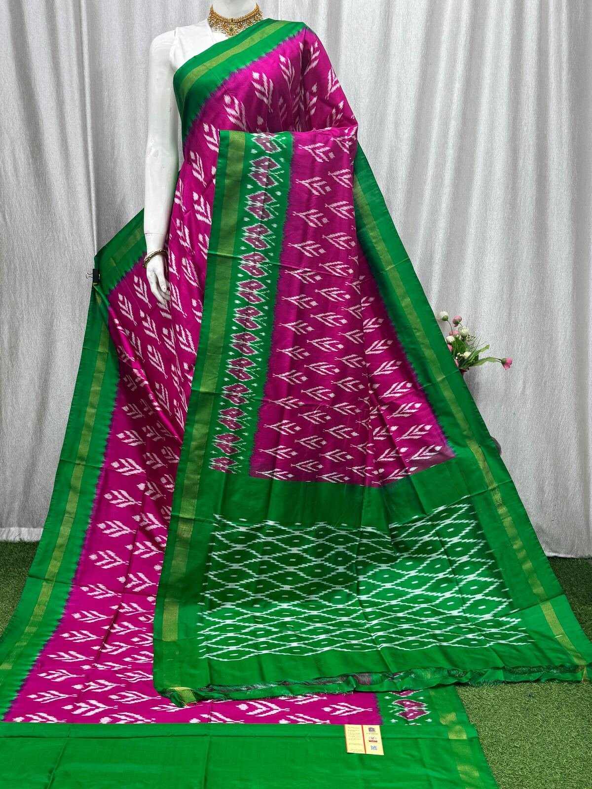 Lightweight Ikat Silk - PASKL30-LSWBCTDCD-09