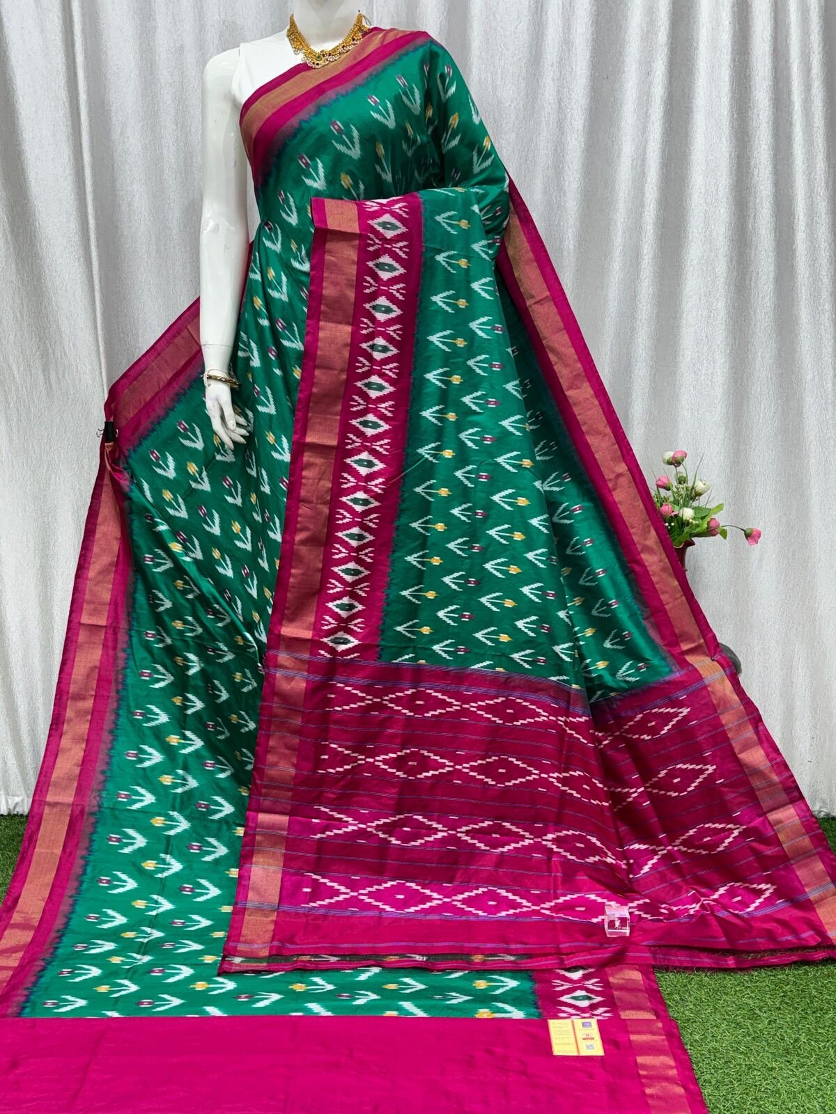 Lightweight Ikat Silk - PASKL30-LSWBCTDCD-11