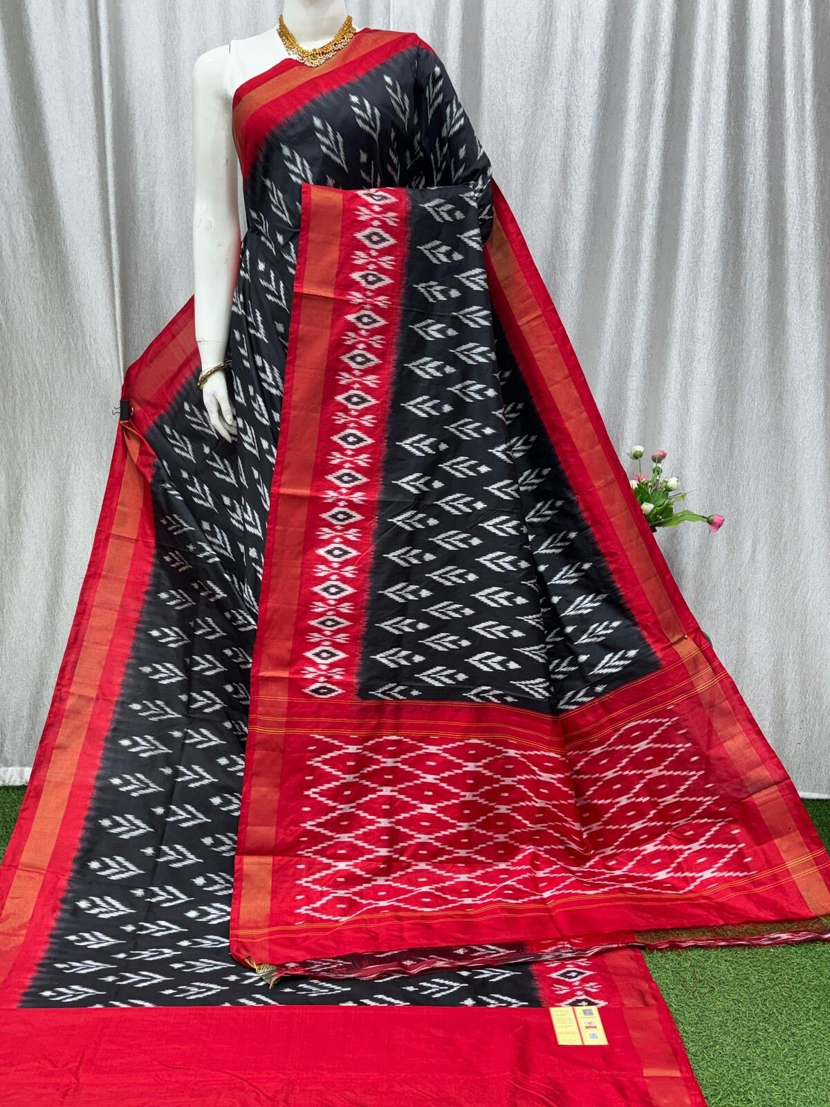 Lightweight Ikat Silk - PASKL30-LSWBCTDCD-15