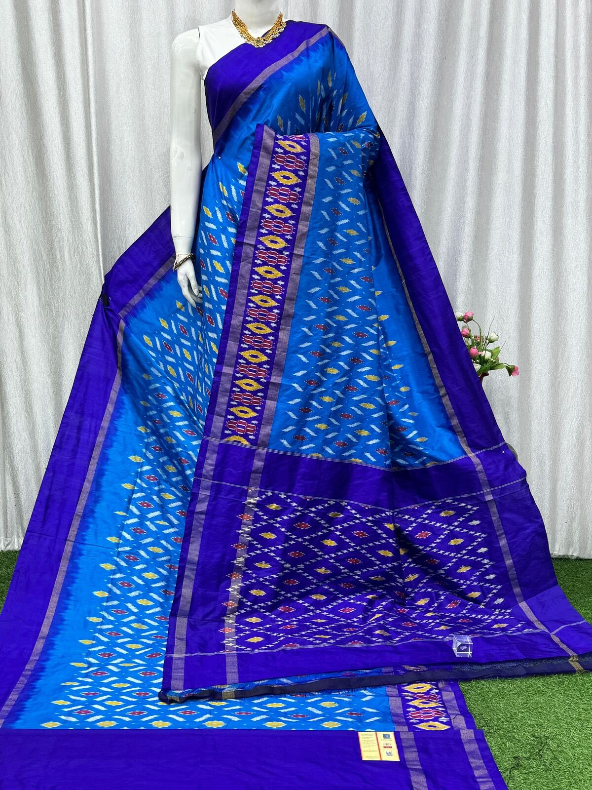Lightweight Ikat Silk - PASKL30-LSWBCTDCD-26