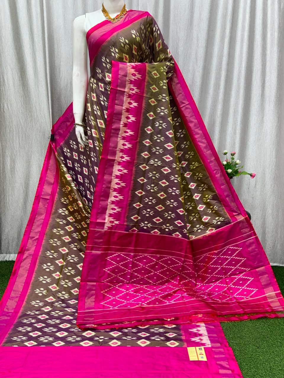 Lightweight Ikat Silk - PASKL30-LSWBCTDCD-29