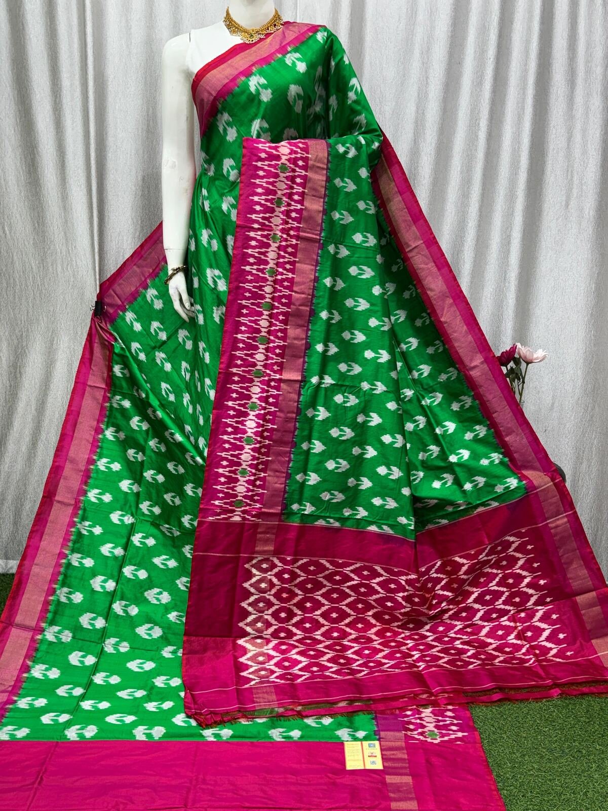 Lightweight Ikat Silk - PASKL30-LSWBCTDCD-30