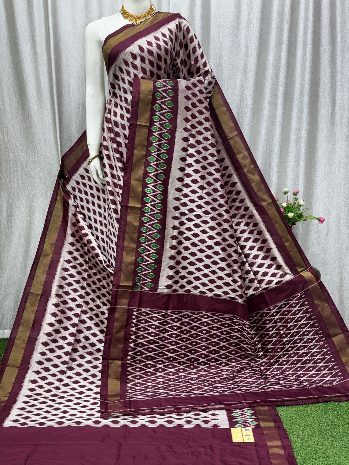 Lightweight Ikat Silk - PASKL30-LSWBCTDCD-34
