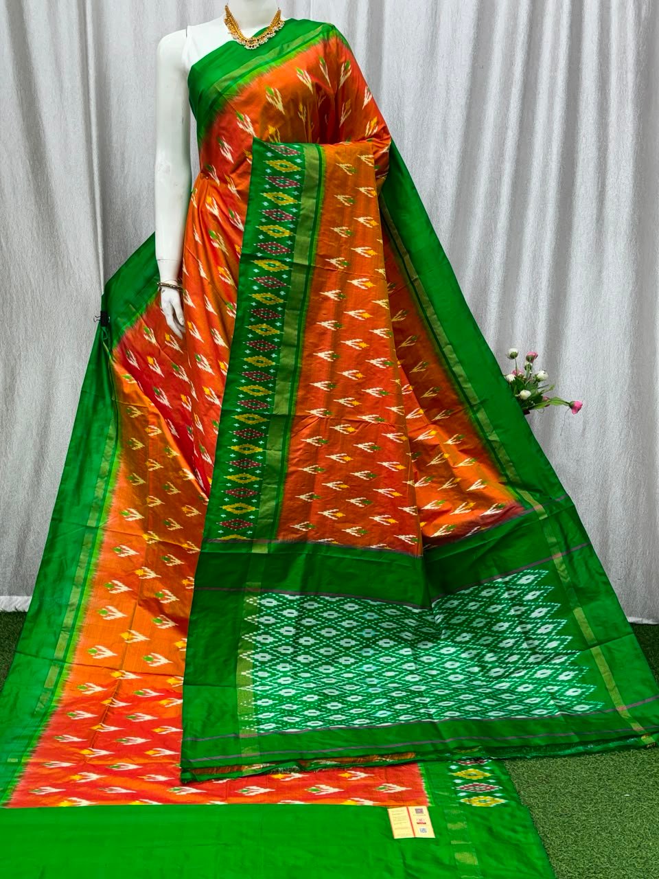 Lightweight Ikat Silk - PASKL30-LSWBCTDCD-35