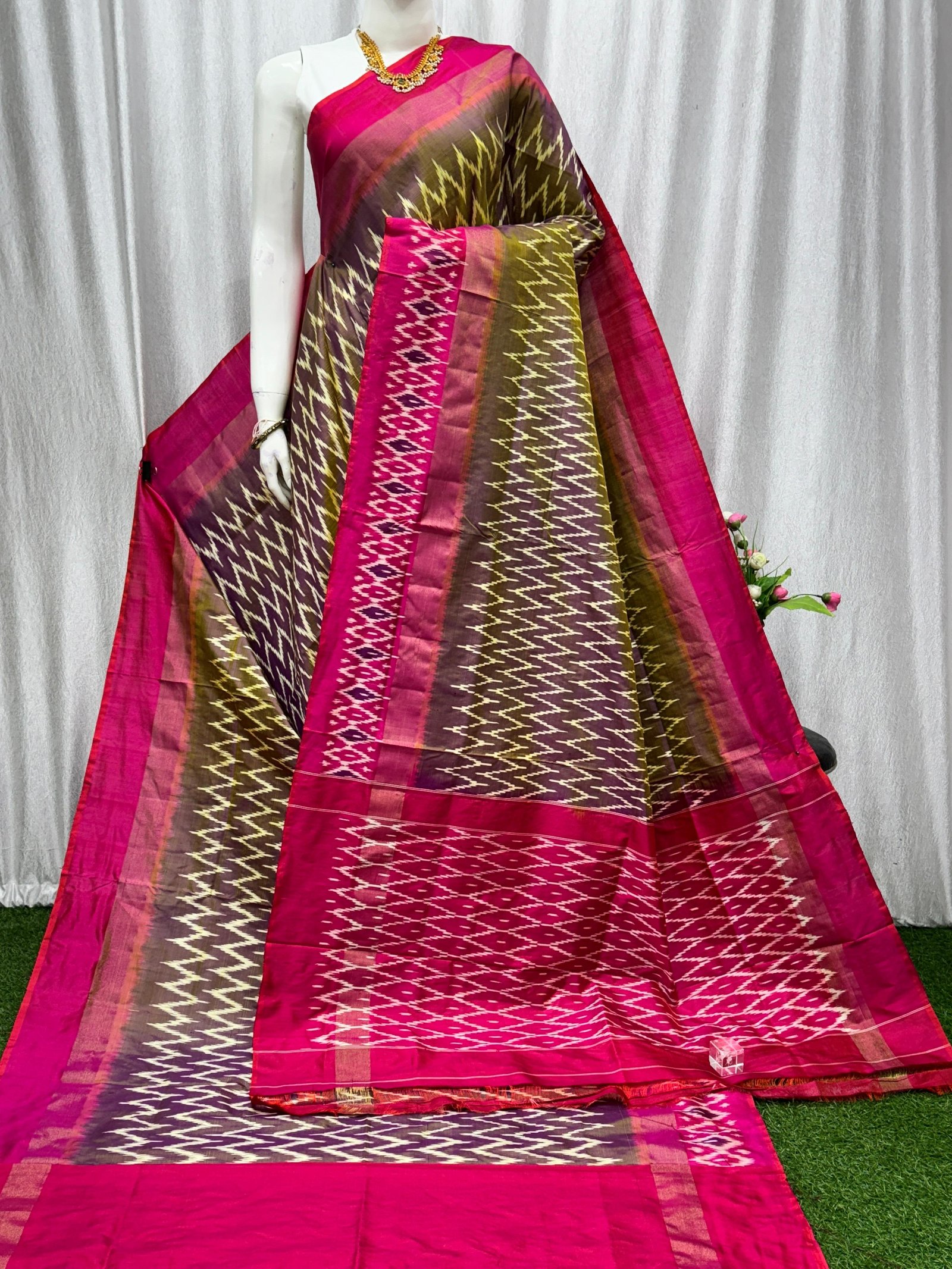 Lightweight Ikat Silk - PASKN18-LSWBDTCCD-03