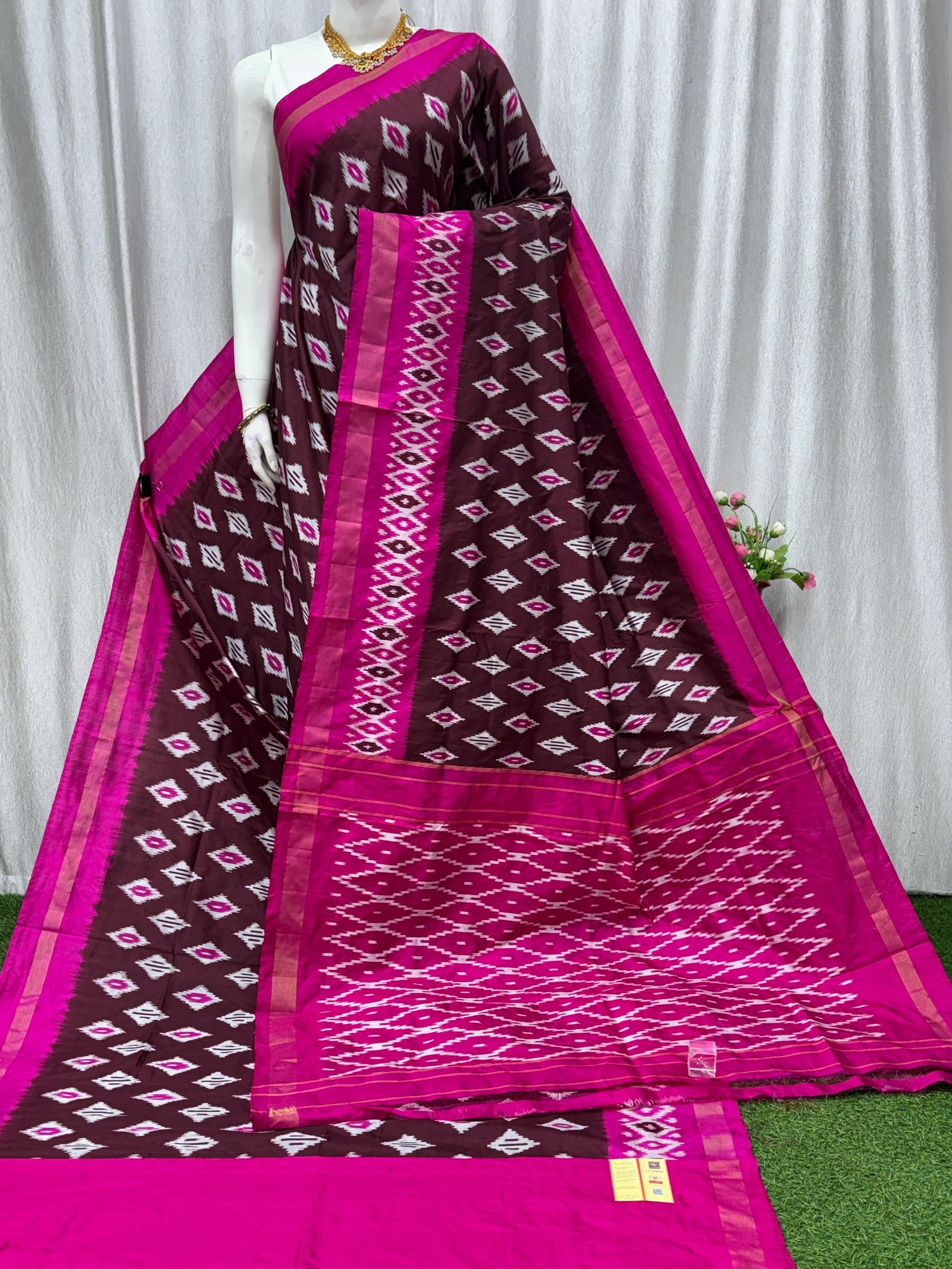 Lightweight Ikat Silk - PASKN18-LSWBDTCCD-10