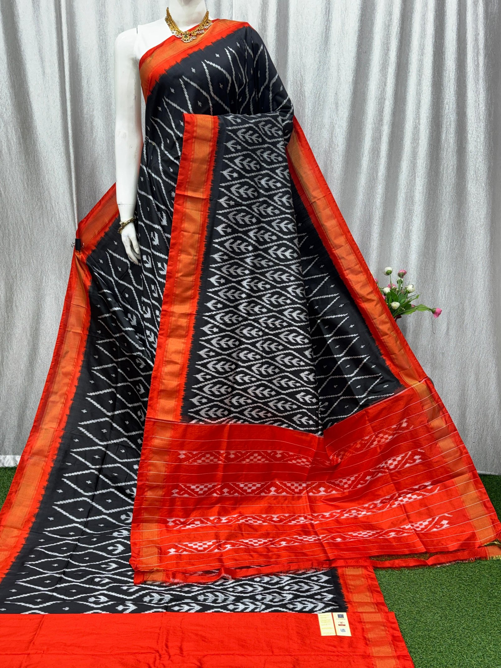 Lightweight Ikat Silk - PASKN18-LSWBDTCCD-13