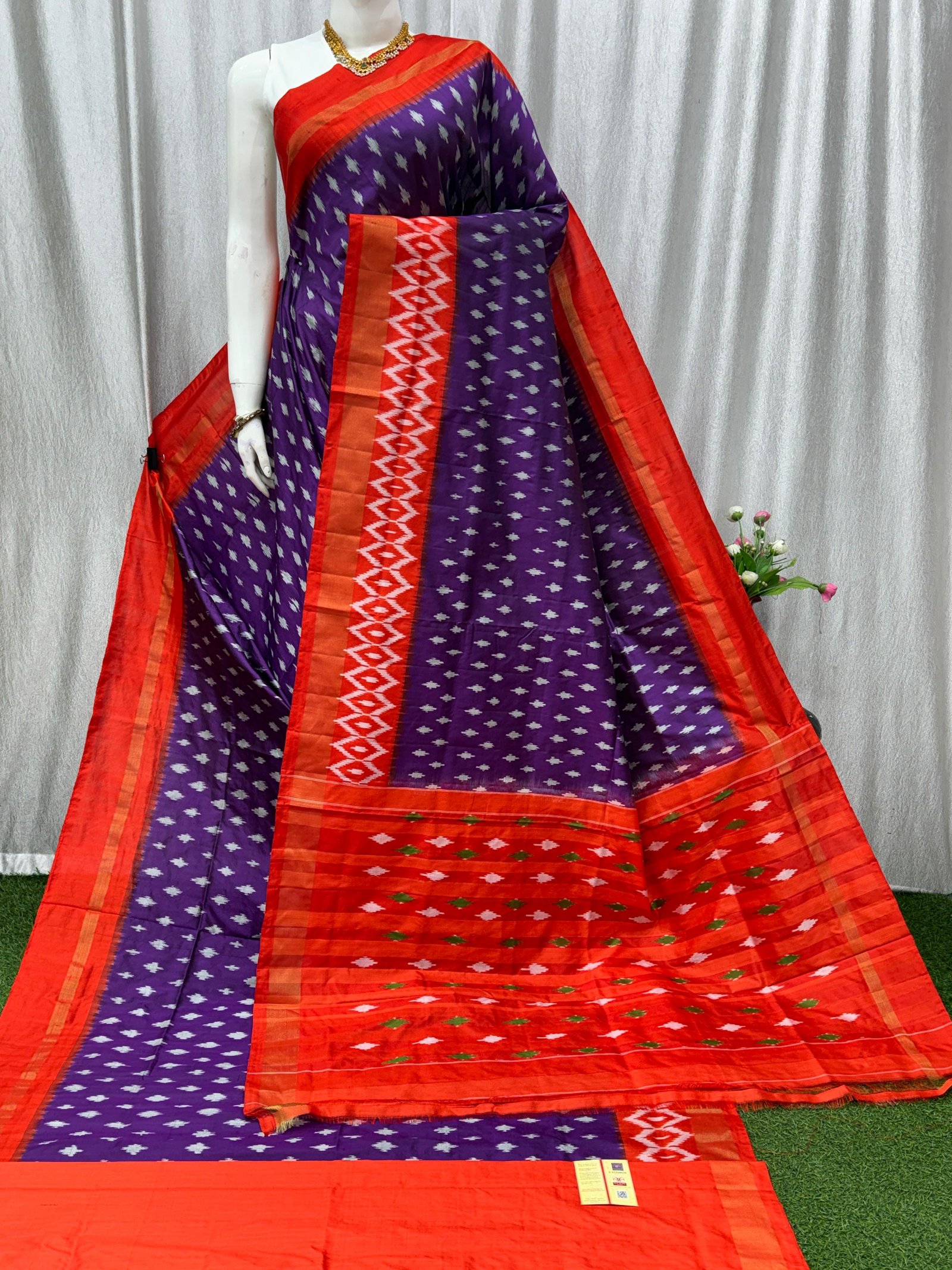 Lightweight Ikat Silk - PASKN18-LSWBDTCCD-19